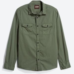 Alesbury Olive green Men's XXL button up